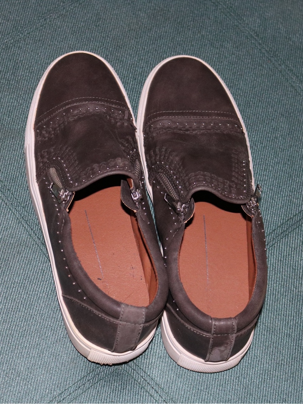 Women's Casual Slip-On Sneakers in Dark Brown